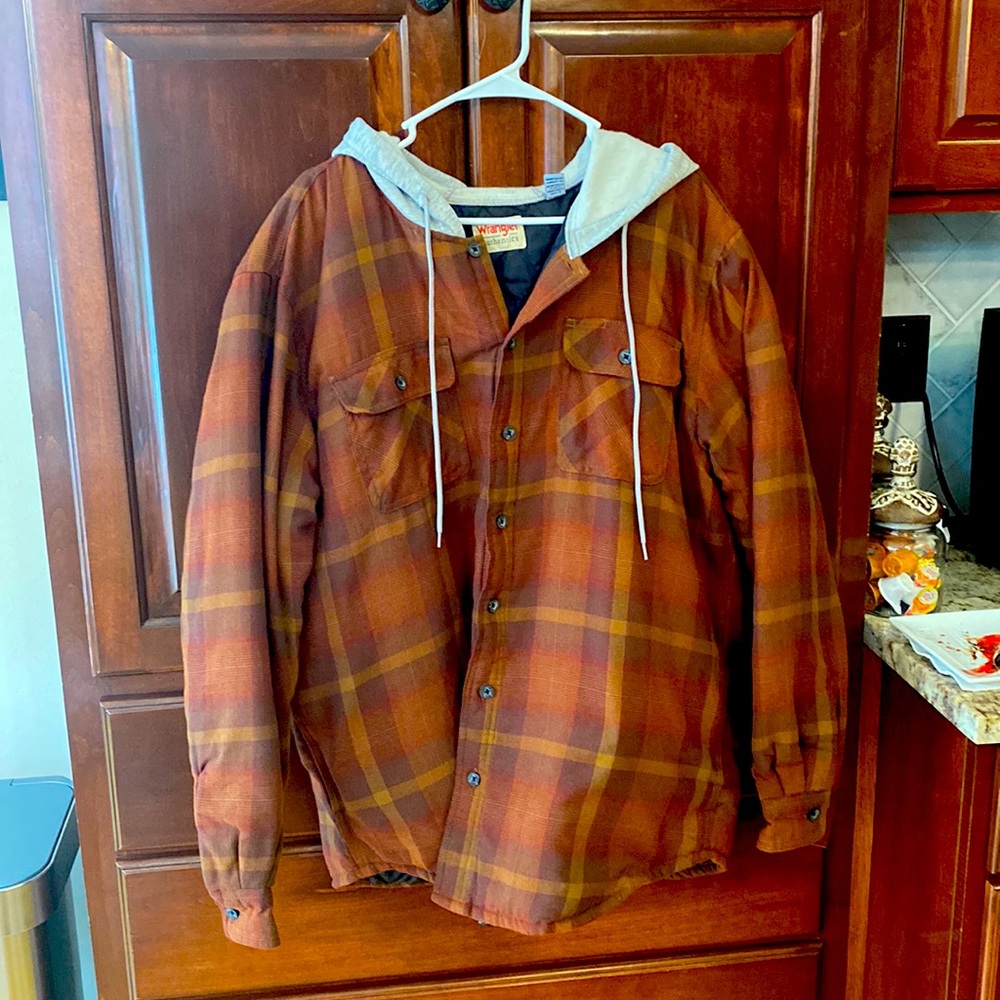 Wrangler Authentic Men’s Quilted shirt/hoodie - XL